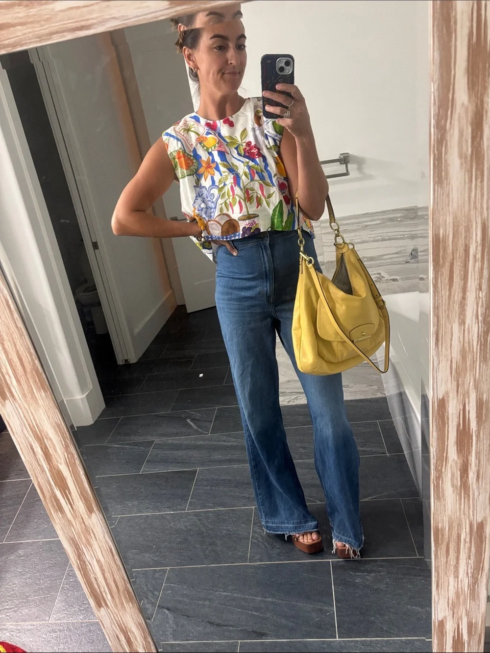 We the free, SUPER high-rise wide leg flare jeans